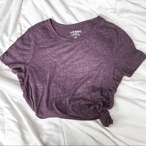 Purple Basic T-Shirt from Old Navy